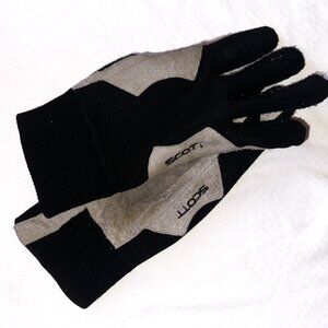 SCOTT Men’s Black/Grey Outdoor Gloves Size M Pre-Owned Fair Condition- AC103